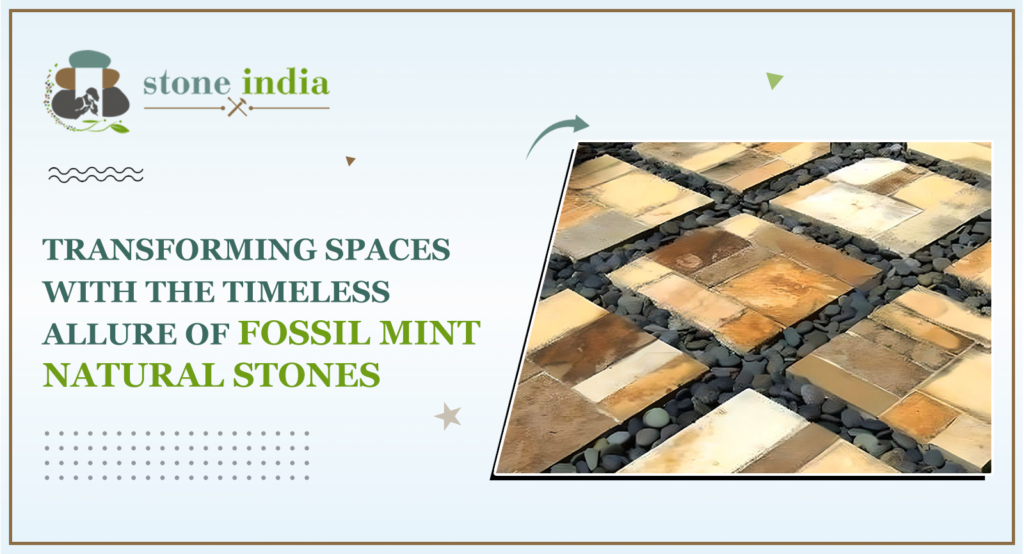 Transforming Spaces with Fossil Mint Natural Stone